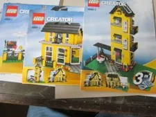 Lego Building Instructions Creator 4996, 3 in 1, Parts 1 to 3, Part 1 Thru 3