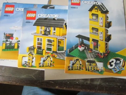 Lego Building Instructions Creator 4996, 3 in 1, Parts 1 to 3, Part 1 Thru 3