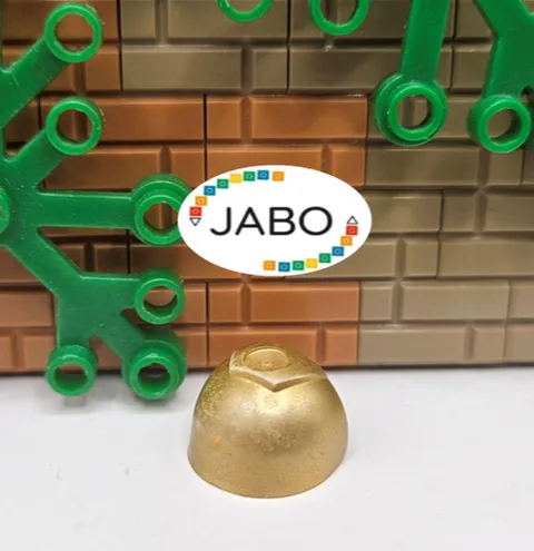 ( S10 /13/ 3 ) Lego 89159 Helmet Visor Visor Large Trapezoid Area Metallic Gold