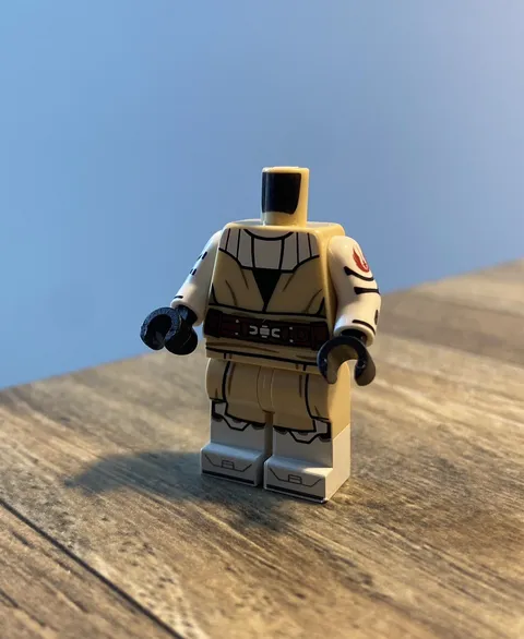Lego Star Wars Clone Wars Obi Wan Kenobi Torso Light Customs LC GCC