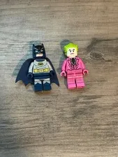 LEGO DC Batman & The Joker Minifigure Lot - Classic Pink Suit Joker
