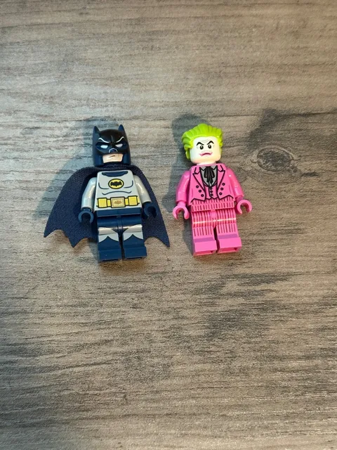LEGO DC Batman & The Joker Minifigure Lot - Classic Pink Suit Joker