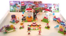 LEGO Friends: Birthday Party Sets Lot 41111 41110 41114 41087 Train Cake Pets