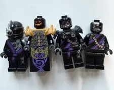 Lego Ninjago Lot of 4 - Overlord and Nindroids (not complete)