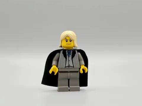 LEGO® Minifig hp018 - Lucius Malfoy - Dark Gray Suit Torso