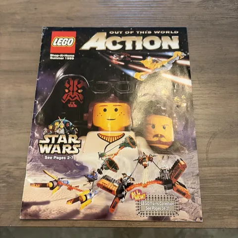 Vintage 90s Lego Catalog Star Wars Cover  Magazine Summer 1999