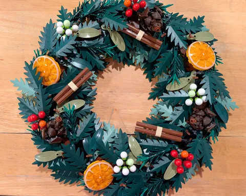 LEGO 10340 Botanicals Wreath - 100% Complete Set w/Instructions