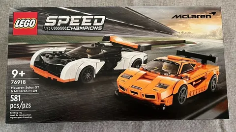 LEGO 76918 Speed Champions McLaren Solus GT & McLaren F1 LM (581pcs) New/Sealed
