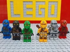 LEGO Ninjago Minifigure Set Skylar Lloyd Kai Cole Jay Zane Ninja Samurai