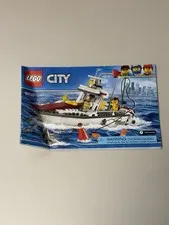 Lego City 60147 Fishing Boat Instruction Manual Only