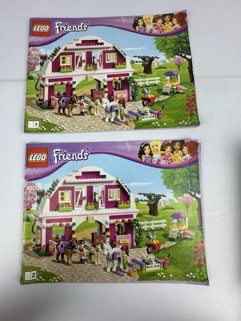 LEGO FRIENDS 41039 Sunshine Ranch Instruction Manuals 1 and 2 MANUALS ONLY
