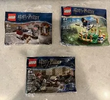 LEGO Harry Potter, Lot Of 3  (Harry 30407) (Hermione 30392) (Quidditch 30651)