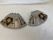 Lot of 2 LEGO Quarter Saucer Top UFO Ailen #49