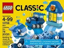 LEGO Classic Creative Box 10706 Building Toy 78 Pieces NEW SET Blue ages 4-99 *
