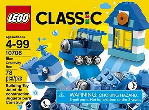 LEGO Classic Creative Box 10706 Building Toy 78 Pieces NEW SET Blue ages 4-99 *