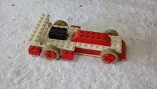 Vintage Lego Freestyle Car 70s Grey Rubber Tires