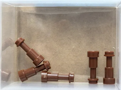 LEGO Parts - Reddish Brown Minifigure, Utensil Telescope - No 64644 - QTY 5