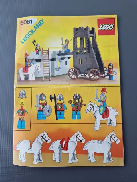 Lego Instructions 6061 Legoland Castle Siege Tower 