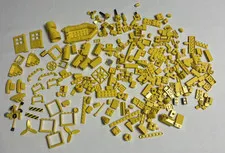 Vintage Lego Yellow Blocks Parts Pieces Speciality Pieces 200+
