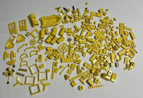 Vintage Lego Yellow Blocks Parts Pieces Speciality Pieces 200+