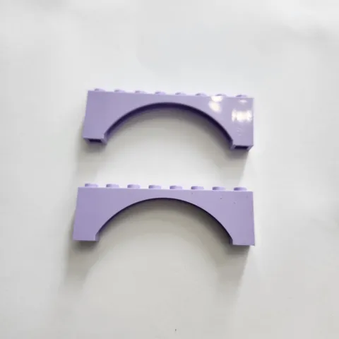 LEGO Lavender Arch 1 x 8 x 2 Brick Piece 40296