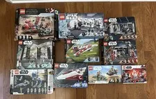 Lego Star Wars EMPTY BOX LOT Of 10  75250 75387 75280 75388 75385 75386