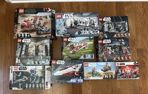 Lego Star Wars EMPTY BOX LOT Of 10  75250 75387 75280 75388 75385 75386
