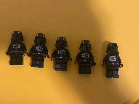 2002 LEGO Star Wars 5 Imperial TIE Fighter Pilot Minifigure sw0035 - 4479 & 7146