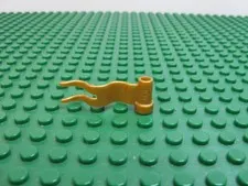 LEGO Pearl Gold Flag 4 x 1 Wave RIGHT 6243 7946 7037 7094 7038 #4495b