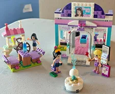 LEGO Friends Butterfly Beauty Shop 3187 Set w/Emma & Sarah