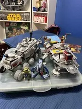 LEGO Star Wars lot: 75151 Turbo tank, 75157 Captain Rex's AT-TE, 7252 Droid Tri-