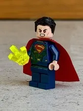 Lego Superman Minifigure sh0219 76044 76087 DC Super Heroes (read)