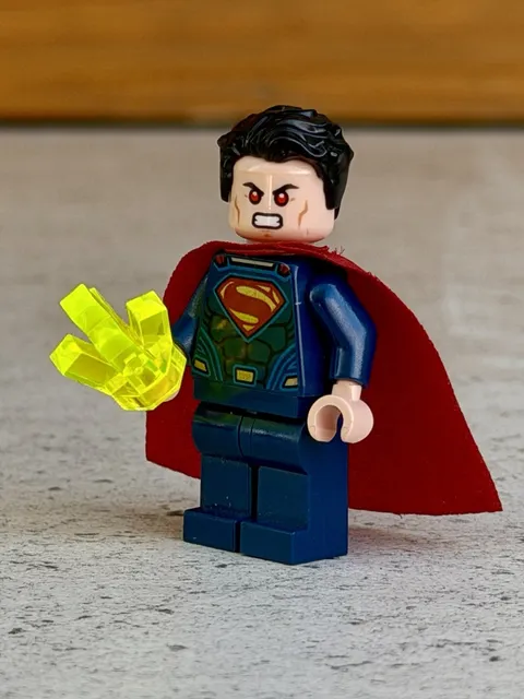 Lego Superman Minifigure sh0219 76044 76087 DC Super Heroes (read)