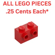 LEGO Brick 1x2 Studs One Side Red 11211 - Genuine LEGO Parts Pieces Bulk