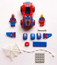 Lego Spiderman Minifigure Lot! Car, Accessories, etc.. Marvel Comics, Avengers