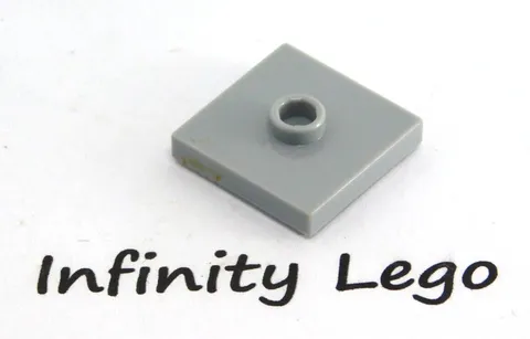 20 LEGO Light Bluish Grey Plate, Tile 2x2 w/ Centre Stud (23893 87580) 20 Pieces