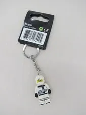 Lego Ninjago Movie ZANE KEY CHAIN Keychain Minifigure White Ninja 853695 NEW