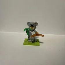 LEGO Minifigures Koala Costume Minifigure w/ Boomerang & Green Leaf