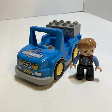Lego Duplo Replacement Pieces 10880 Blue Jeep Owen Figure T-Rex Tower