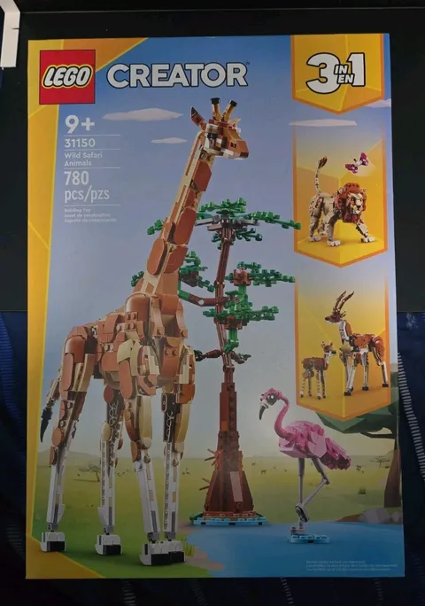 LEGO 31150 Creator 3-in-1 Wild Safari Animals Retired New In Sealed Box