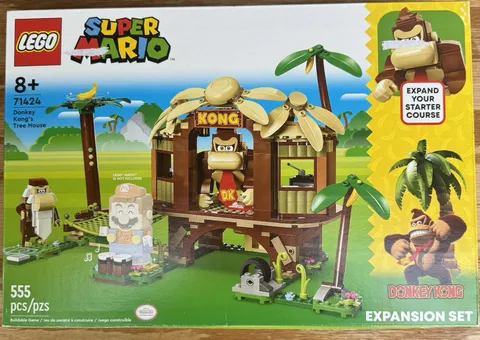 LEGO Super Mario Donkey Kong’s Tree House 71424 NEW SEALED Box Damage 555pc