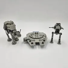 LEGO Star Wars Mini Building Set Lot Millennium Falcon AT-AT AT-ST Microscale