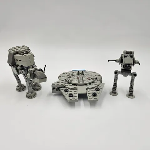 LEGO Star Wars Mini Building Set Lot Millennium Falcon AT-AT AT-ST Microscale