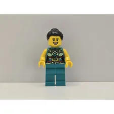LEGO Lunar New Year Female Participant Minifigure hol313 Large Smile New