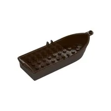 LEGO Dark Brown Boat, 14 x 5 x 2 with Oarlocks inv.642