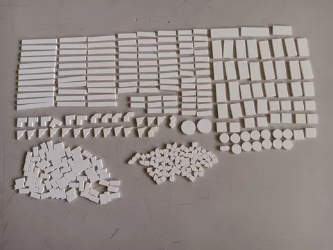 LEGO BULK LOT OF 342 WHITE SMOOTH TILES 1X1 1X2 1X3 1X4 1X6 1X8 2X2 2X3 2X4 2X6