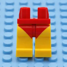 Lego Red Hips and Yellow Legs with Red Leotard Swimsuit Bottom Pattern