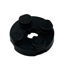 Lego 4032 Black Plate Round 2 x 2 With Axle Hole Type 1 + Opening Element 403226