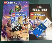 SDCC 2026 Exclusive LEGO Posters & Magazines & Boarding ticket