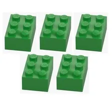 LEGO ® 5x brick 2x3 bright green 3002 6366701 green building block spare parts brick New